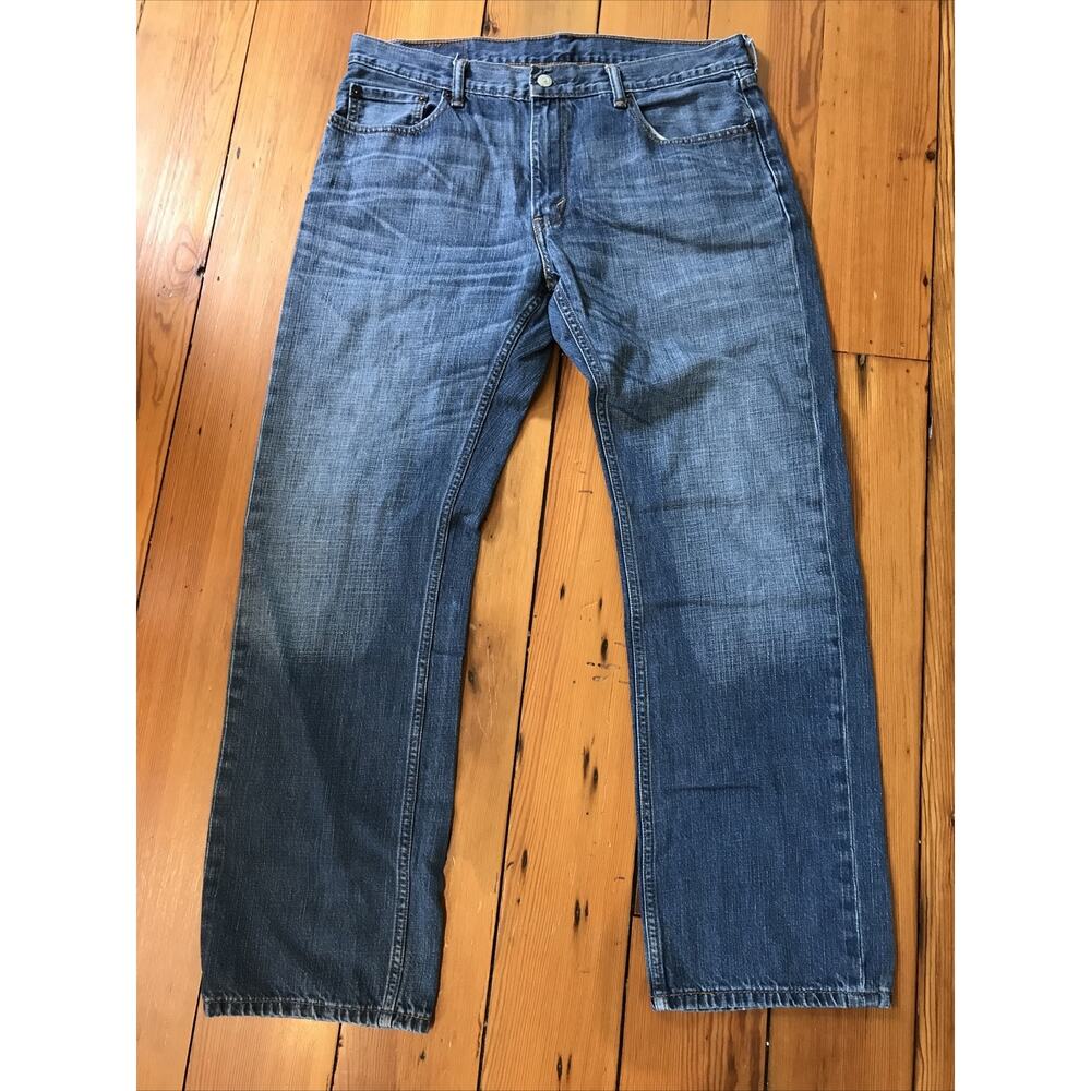 Levis 559 Classic Mens Original Riveted Straight Leg Denim Blue Jeans 36x32 36
